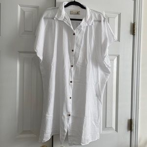 White summer dress / cover up